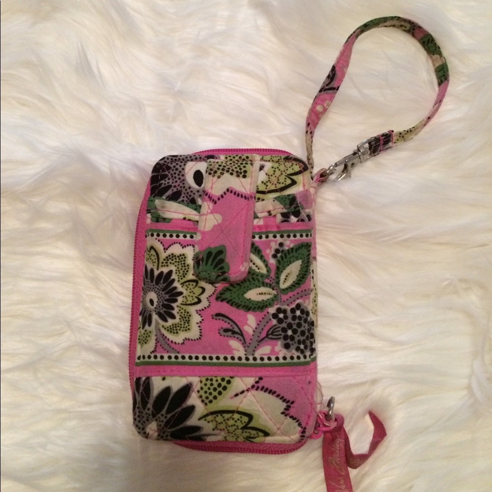 Vera Bradley pink floral print wallet